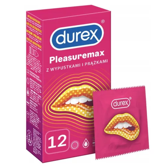 Durex Pleasuremax 12 db mintázott felületű óvszer