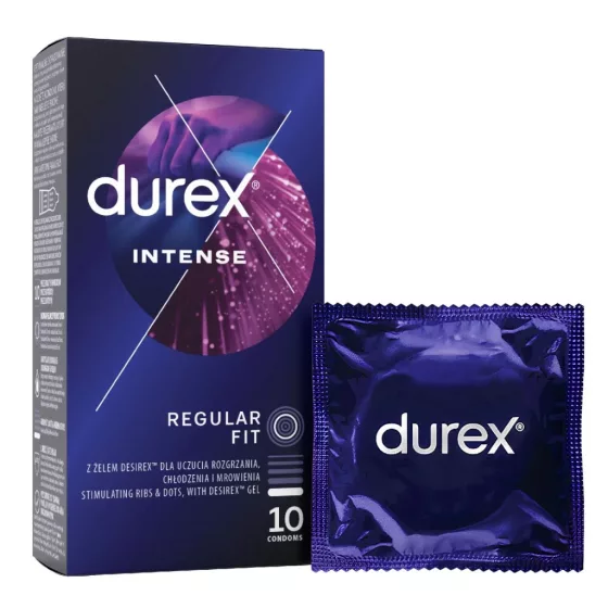 Durex Intense stimuláló hatású óvszer (10 db)