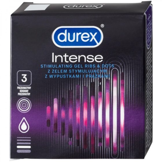 Durex Intense stimuláló hatású óvszer (3 db)