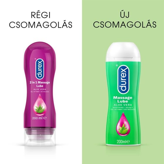 Durex Play 2in1 vízbázisú síkosító, Aloe Vera-val (200 ml)