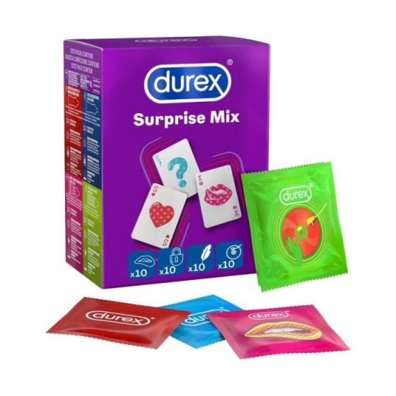 Durex Suprise Me óvszer válogatás (40 db)