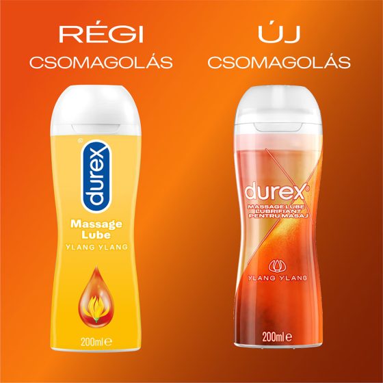 Durex Play 2in1 vízbázisú síkosító, Ylang Ylang-val (200 ml)