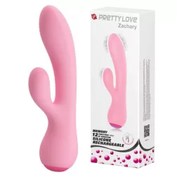   Pretty Love – Zachary akkumulátoros vibrátor (rózsaszín)