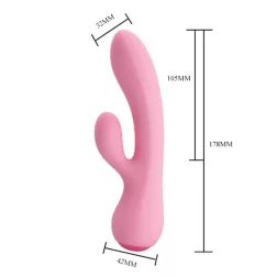   Pretty Love – Zachary akkumulátoros vibrátor (rózsaszín)