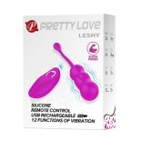   Pretty Love – Leshy akkumulátoros vibrációs tojás távirányítóval