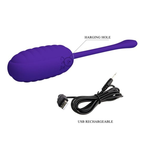 Pretty Love – Kirk akkumulátoros vibrációs tojás (lila) 