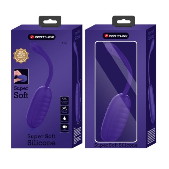Pretty Love – Kirk akkumulátoros vibrációs tojás (lila) 