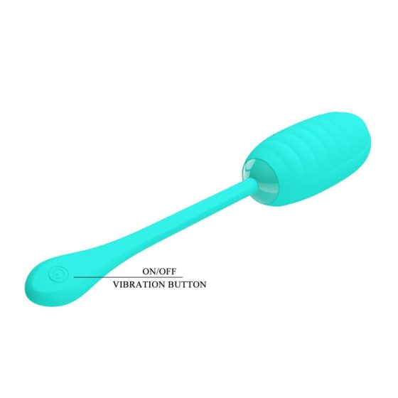 Pretty Love – Kirk akkumulátoros vibrációs tojás (türkiz) 