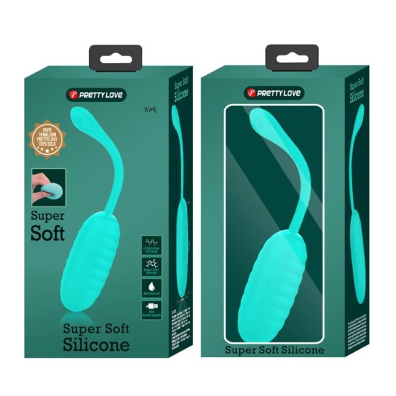 Pretty Love – Kirk akkumulátoros vibrációs tojás (türkiz) 