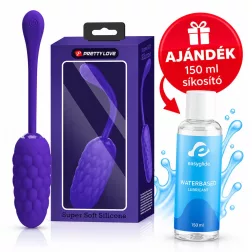   Pretty Love – Marina akkumulátoros vibrációs tojás (lila) + AJÁNDÉK 150 ml síkosító.