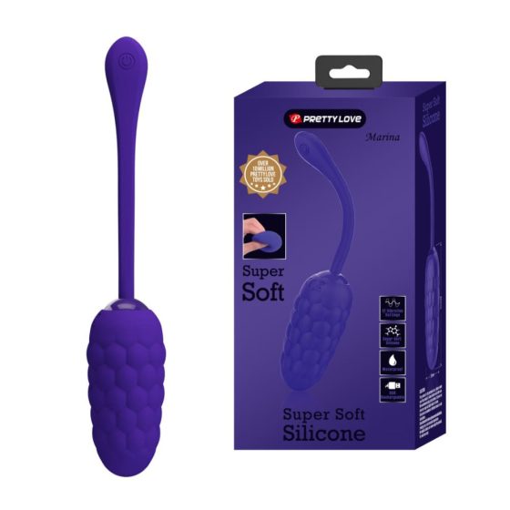 Pretty Love – Marina akkumulátoros vibrációs tojás (lila) 