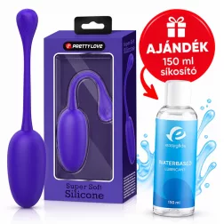   Pretty Love – Knucker akkumulátoros vibrációs tojás (lila) + AJÁNDÉK 150 ml síkosító