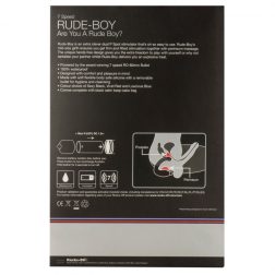   Rocks-Off Rude Boy prosztatadildó és perineum vibrátor (fekete)