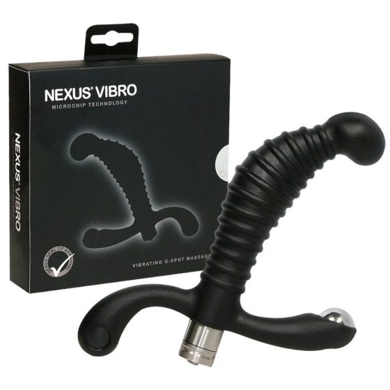 Nexus Vibro G-Pont dildó, vibrációval (fekete)