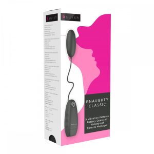 bswish Bnaughty Classic távirányítható vibrációs tojás (fekete) bswish Bnaughty Classic távirányítható vibrációs tojás (fekete)