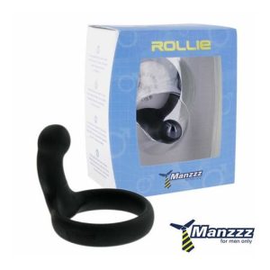 Manzzz Toys Rollie péniszgyűrű, perineum izgatóval (fekete) !MEGSZŰNT TERMÉK! Manzzz Toys Rollie péniszgyűrű, perineum izgatóval (fekete) !MEGSZŰNT TERMÉK!
