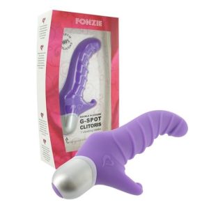 Feelz Toys Fonzie G-Pont vibrátor, klitorisz ággal (lila)