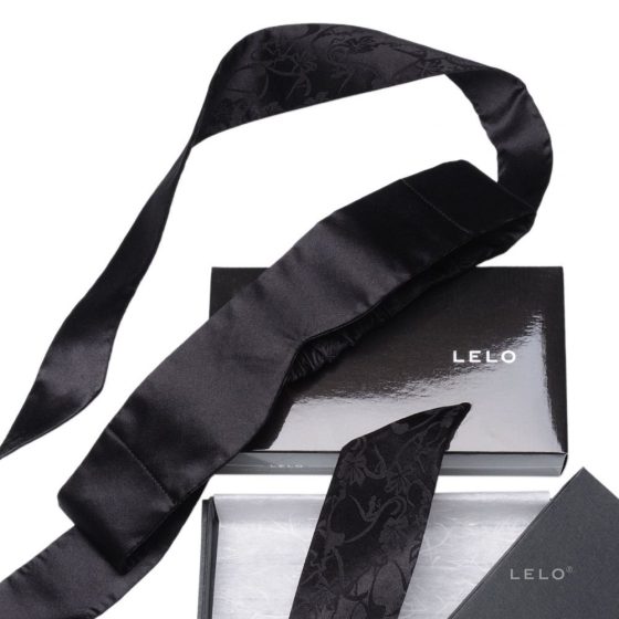Lelo Intima Silk Blindfold selyem szemtakaró (fekete)