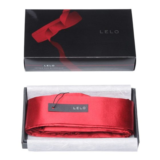 Lelo Intima Silk Blindfold selyem szemtakaró (piros)