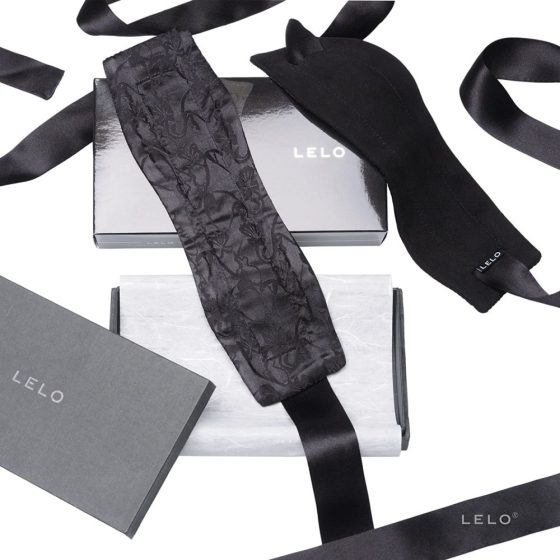 Lelo Etherea Silk Cuffs selyem kötöző (fekete)