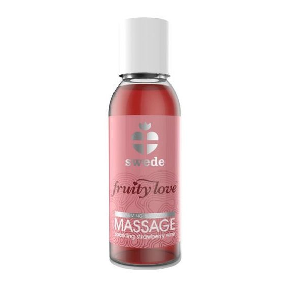 Swede Fruity Love masszázsolaj, pezsgő eper aromával (50 ml)