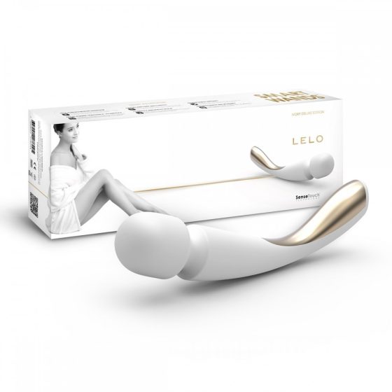 Lelo Smart Wand akkumulátoros masszírozó, közepes méret (elefántcsont, deluxe)