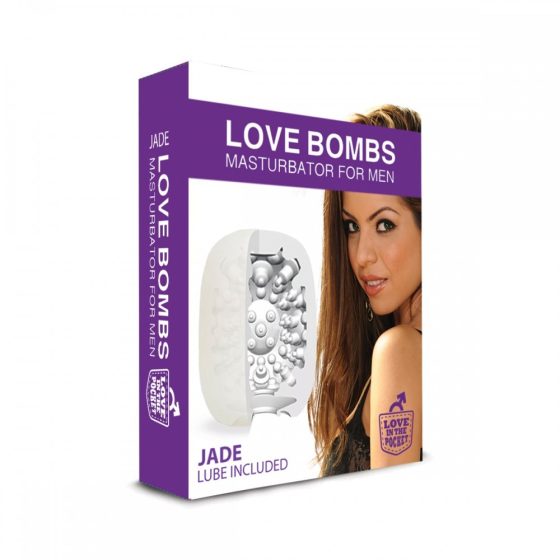 Love in the Pocket Love Bombs Jade mini maszturbátor