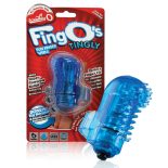 The Screaming O The FingO Nubby ujjra húzható vibrátor (kék)