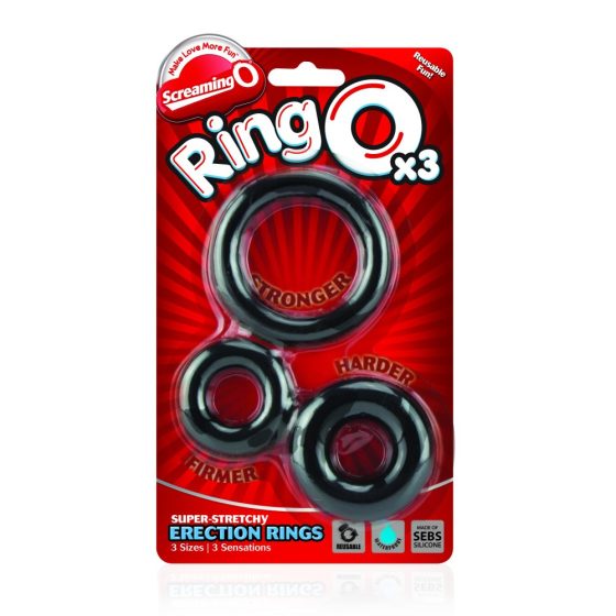 The Screaming O RingO péniszgyűrű csomag (3 db-os)