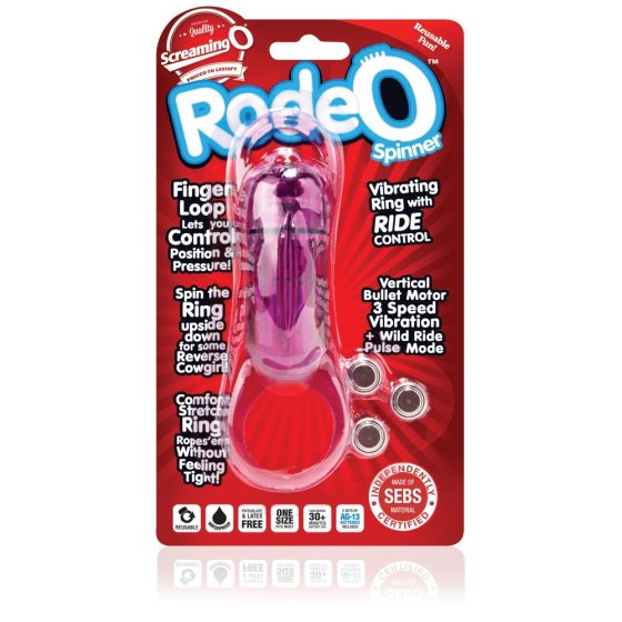 The Screaming O Rodeo Spinner péniszgyűrű (lila)