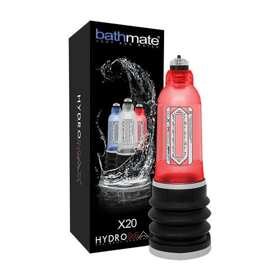 Bathmate Hydromax 5 (X20) hydro péniszpumpa (piros)