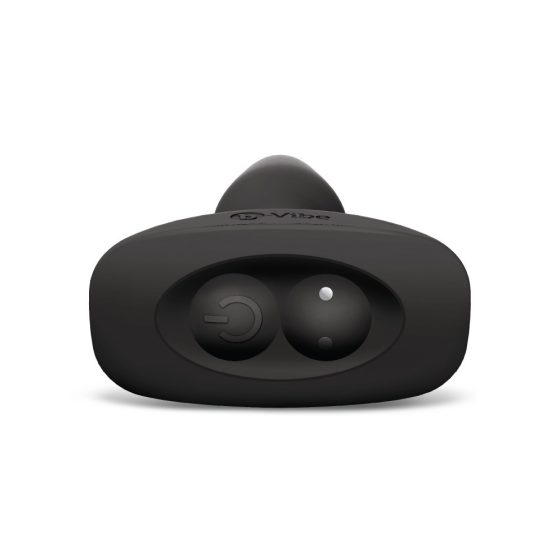 Bvibe Rimming Plug 2 távirányítható anál vibrátor, forgó gyöngyökkel (fekete)