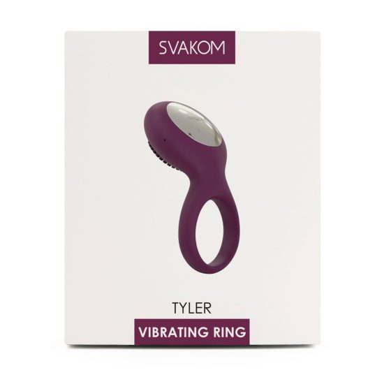 Svakom Tyler vibrációs péniszgyűrű (lila)