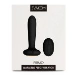   Svakom Primo anál vibrátor, melegítő funkcióval (fekete)
