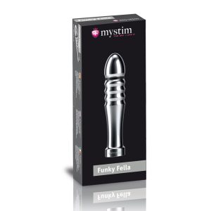 Mystim Funky Fella alumínium elektro stimuláló dildó