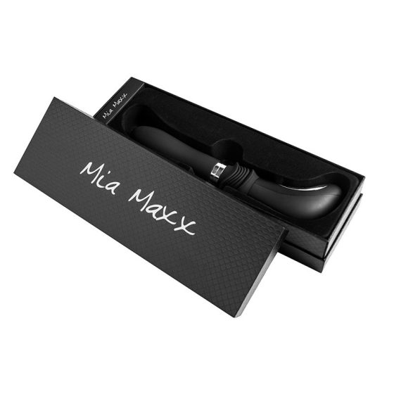 Mia Maxx Plus kézi szexgép, vibrációval, távirányítóval (fekete)