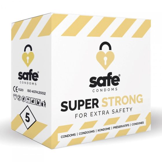 Safe Super Strong extra falvastagságú óvszer (5 db)