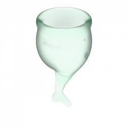 Satisfyer Feel Secure 2 db intimkehely (világoszöld)