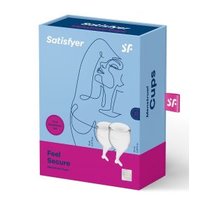 Satisfyer Feel Secure 2 db intimkehely (áttetsző)