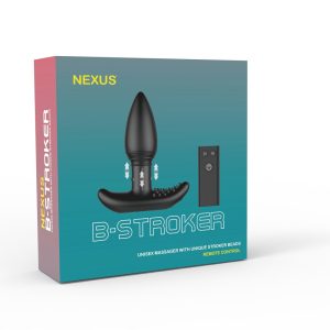 Nexus B-Stroker análvibrátor, mozgó gyöngyökkel, távirányítóval