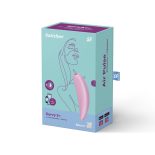   Satisfyer Curvy 3+ léghullámos csiklóizgató, vibrációval (rózsaszín) (APP-os)