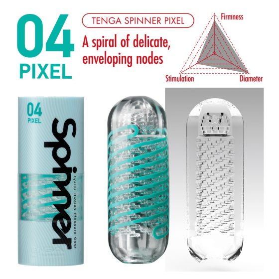 Tenga Spinner 04 Pixel maszturbátor