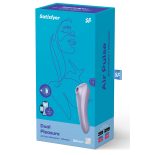 Satisfyer Dual Pleasure g-pont vibrátor,  légullámos csiklóizgatóval (lila) (APP-os)