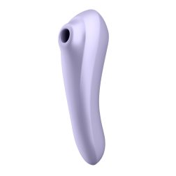Satisfyer Dual Pleasure g-pont vibrátor,  légullámos csiklóizgatóval (lila) (APP-os)