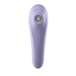 Satisfyer Dual Pleasure g-pont vibrátor,  légullámos csiklóizgatóval (lila) (APP-os)
