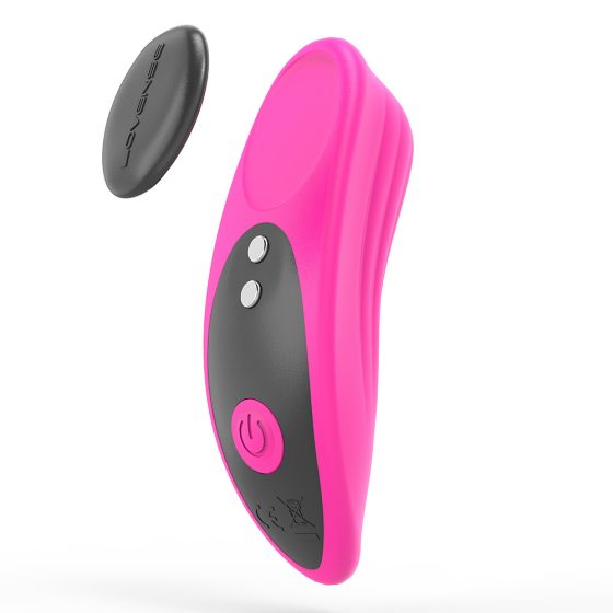 Lovense Ferri okos, alsóba helyezhető vibrációs csiklóizgató (fekete-pink) (APP-os)