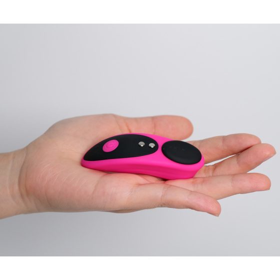 Lovense Ferri okos, alsóba helyezhető vibrációs csiklóizgató (fekete-pink) (APP-os)