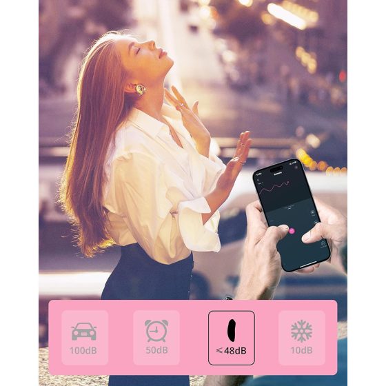 Lovense Ferri okos, alsóba helyezhető vibrációs csiklóizgató (fekete-pink) (APP-os)
