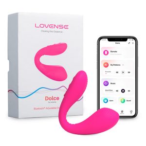 Lovense Dolce okos, 2 motoros G-pont és csiklóizgató vibrátor (pink) (APP-os)