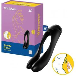 Satisfyer Candy Cane vibrációs izgató (fekete)